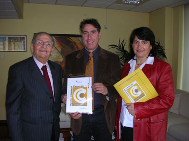 Da sinistra: Mario Papetti, Silvano Coletta, Elena Torroni